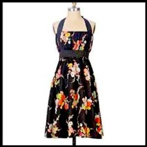 Anthropologie Moulinette Soeurs silk floral dress